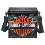 Harley Davidson License Plate Messenger Bag