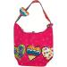 Love and Hearts Colorful Canvas Purse Tote Handbag