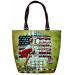 Retro Pin Up Girl American Flag Purse