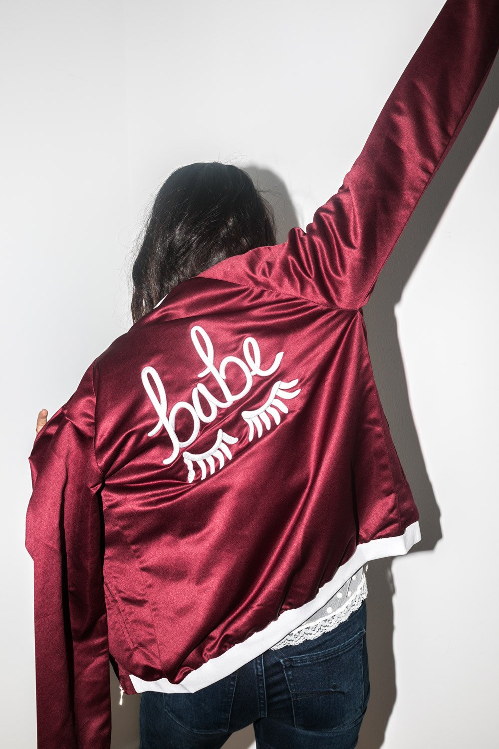 The Babe Jacket in Red